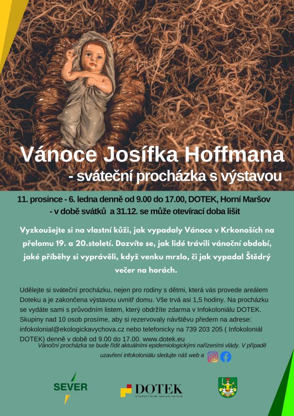 Vánoce Josífka Hoffmana - sváteční procházka s výstavou